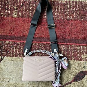 NWOT Aldo women bag 3 pink shades Cross-Body & Scarf